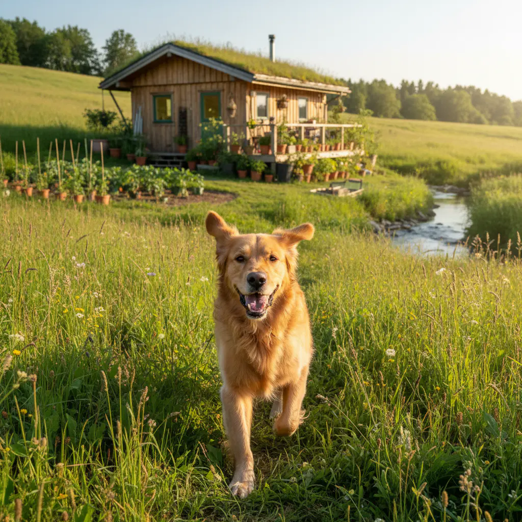 Happy dog