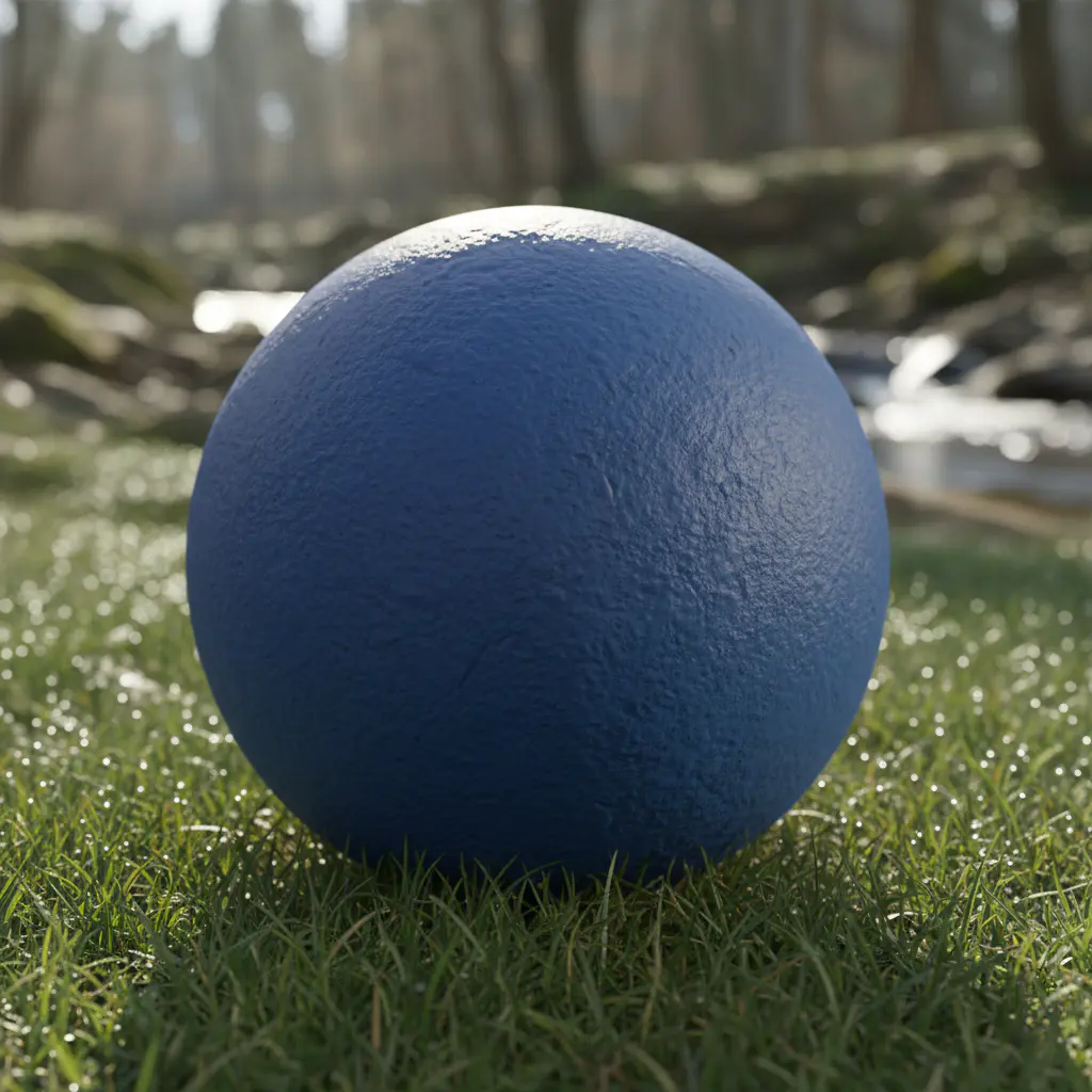 Blue durable ball